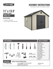 Lifetime 6415 Instructions D'assemblage