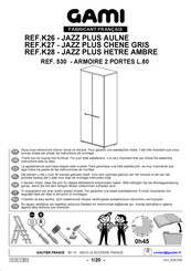 Gami JAZZ PLUS AULNE K26 Instructions De Montage