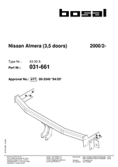 bosal 031-661 Instructions De Montage