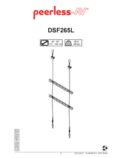 peerless-AV DSF265L Mode D'emploi