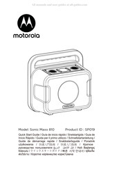 Motorola SP019 Guide De Démarrage Rapide