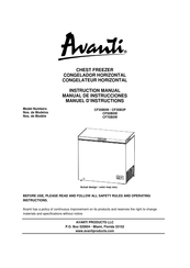 Avanti CF50B0W Manuel D'instructions