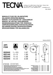 TECNA 9322AX Manuel D'utilisation