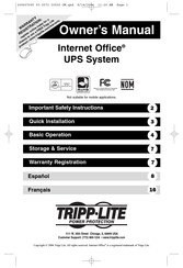 Tripp-Lite INTRNT OFFC500R Manuel Du Propriétaire