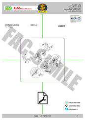 UMBRA RIMORCHI 45022 Instructions De Montage