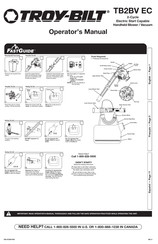 Troy-Bilt TB2BV EC Manuel D'utilisation