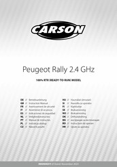 Carson Peugeot Rally 2.4 GHz Manuel D'instructions