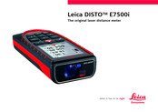 Leica Geosystems DISTO E7500i Mode D'emploi