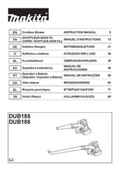 Makita DUB185 Manuel D'instructions