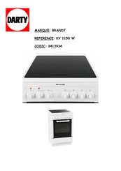 Brandt KV 1150W Guide D'utilisation