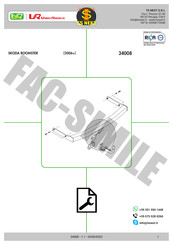 UMBRA RIMORCHI 34008 Instructions De Montage