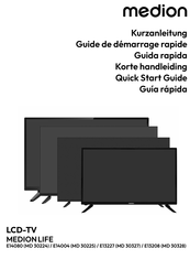 Medion MD 30327 Guide De Démarrage Rapide