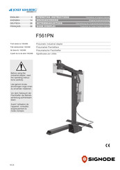 Signode JOSEF KIHLBERG F561PN Mode D'emploi