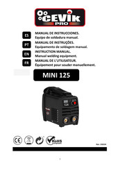 CEVIK PRO MINI 125 Manuel De L'utilisateur