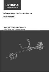 Hyundai power products HDBTPRO50-1 Instructions Originales