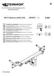 Steinhof V-084 Notice De Montage Et D'utilisation