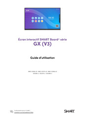 SMART Board GX V3 Série Guide D'utilisation