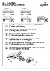 Jaeger 16500526J Instructions De Montage