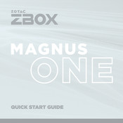 Zotac MAGNUS ONE ERP74070W Guide De Démarrage Rapide