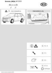 Kia P2491ADE00-BL Instructions De Montage