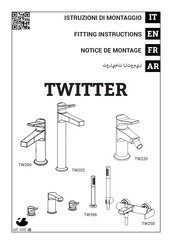 IB RUBINETTI TWITTER TW396 Notice De Montage