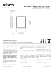 Robern DC2430D4RMG71 Instructions D'installation