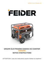 Feider FG8000RE Notice D'instructions