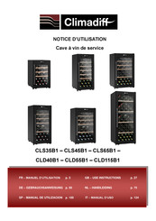 Climadiff CLD40B1 Notice D'utilisation