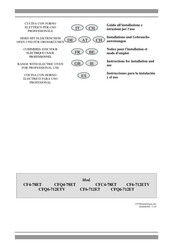 Lotus DELTA CFQ6-712ET Instructions Pour L'installation Et Mode D'emploi