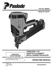 Paslode 906250 Manuel D'utilisation