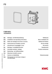 KWC 2030068205 Notice De Montage Et De Mise En Service