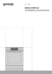 Gorenje GEC5C41SG Mode D'emploi