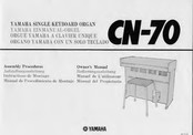 Yamaha CN-70 Instructions De Montage