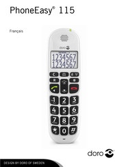 Doro PhoneEasy 115 Mode D'emploi