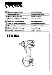 Makita BTW152 Manuel D'instructions