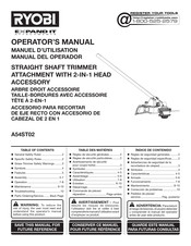 Ryobi A54ST02 Manuel D'utilisation