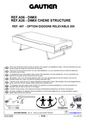 Gautier DIMIX 407 Instructions De Montage