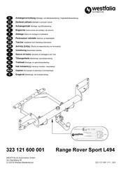 Westfalia Automotive 323 121 600 001 Notice De Montage Et D'utilisation