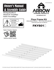 Arrow Storage Products FKYS01 Manuel Du Propriétaire Et Guide D'assemblage