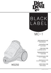 Dirt Devil BLACK LABEL MC-1 Mode D'emploi