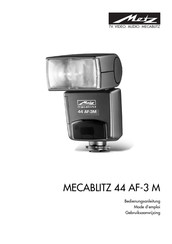 Metz MECABLITZ 44 AF-3M Mode D'emploi