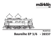 marklin 26537 Mode D'emploi