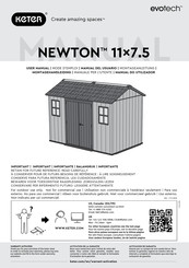 Keter NEWTON 11x7.5 Mode D'emploi