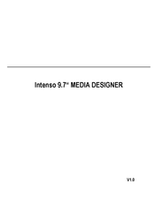 Intenso 9.7 MEDIA DESIGNER Mode D'emploi