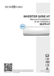 mundoclima MUPR-H7 Manuel D'installation Et De L'utilisateur