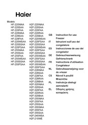Haier HF-220FSAA Mode D'emploi