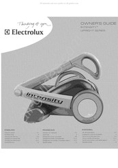 Electrolux INTENSITY UPRIGHT EL5020A Guide Du Propriétaire