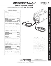 Lincoln Electric MARQUETTE AutoPro 180 Mode D'emploi