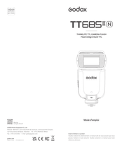 Godox TT685 II N Mode D'emploi