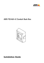 Axis TQ1601-E Guide D'installation